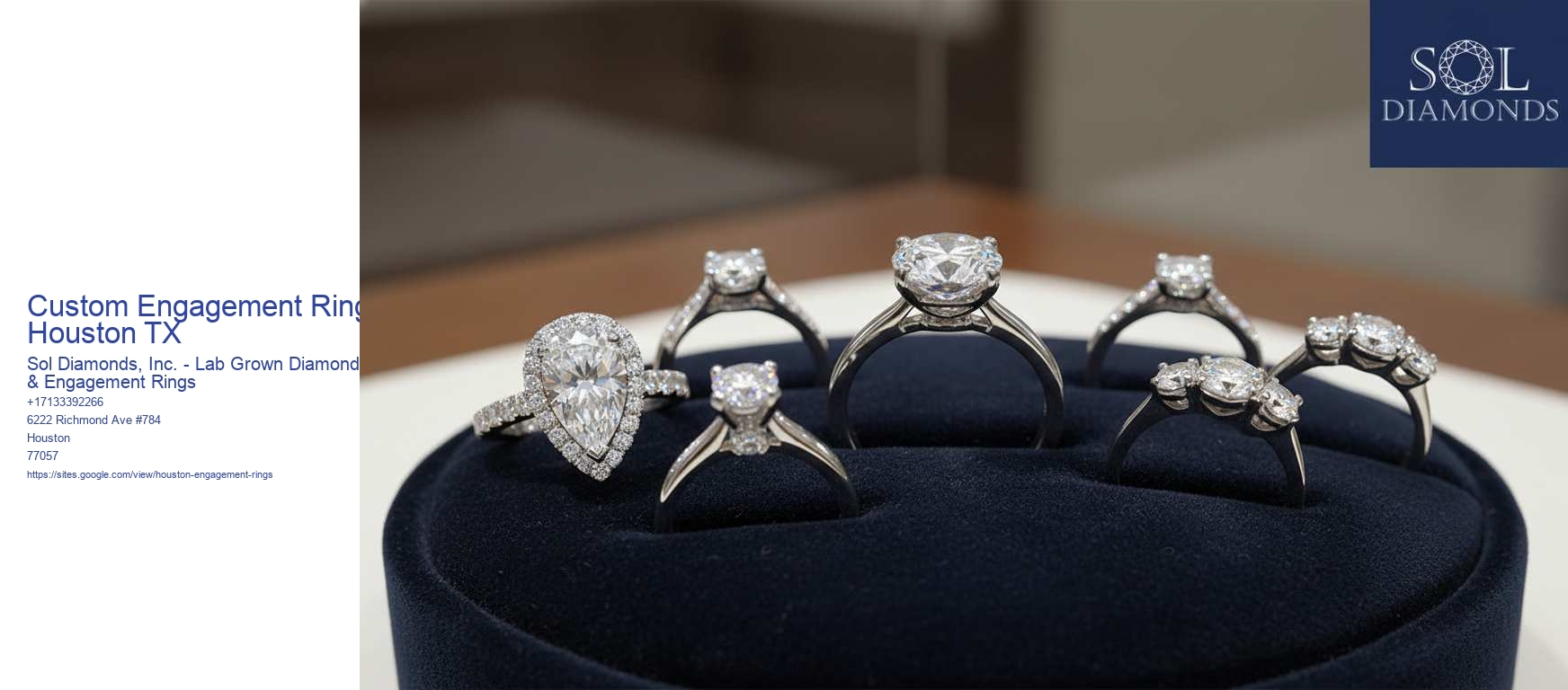 Custom Engagement Rings Houston TX