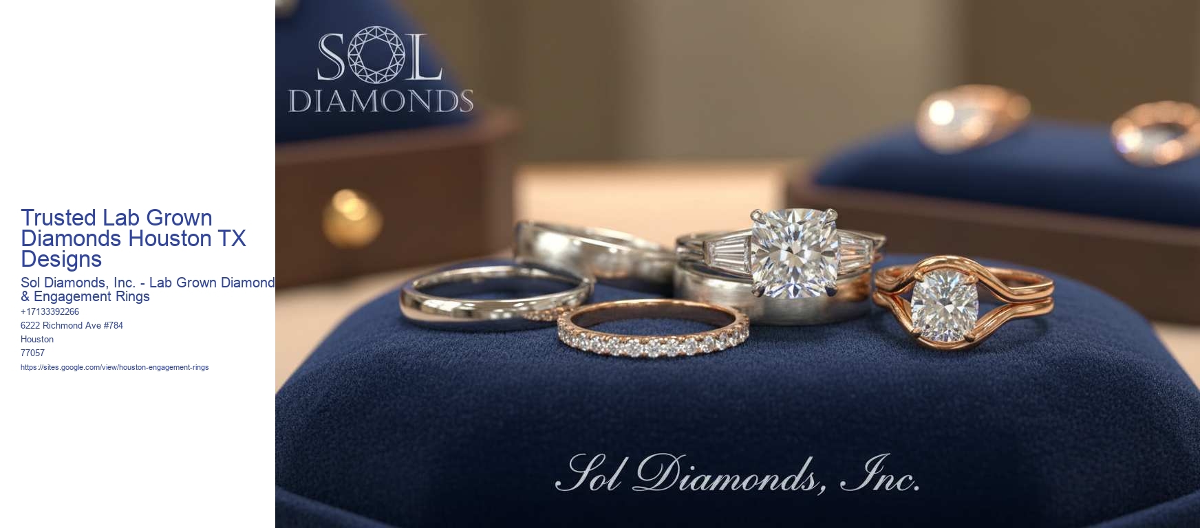 Trusted Lab Grown Diamonds Houston TX Designs